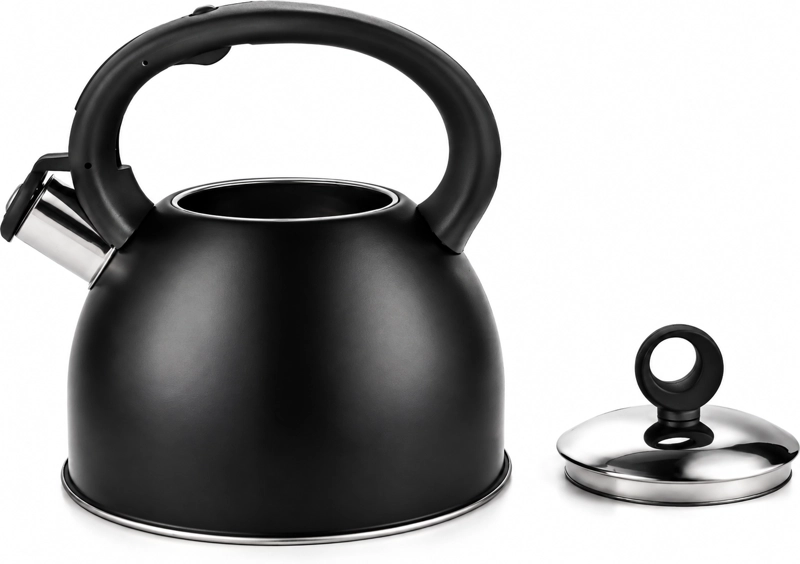 TETERA 2,5 LITROS ACERO INOX MODELO DARK MARCA VITTA COLOR NEGRO - 10