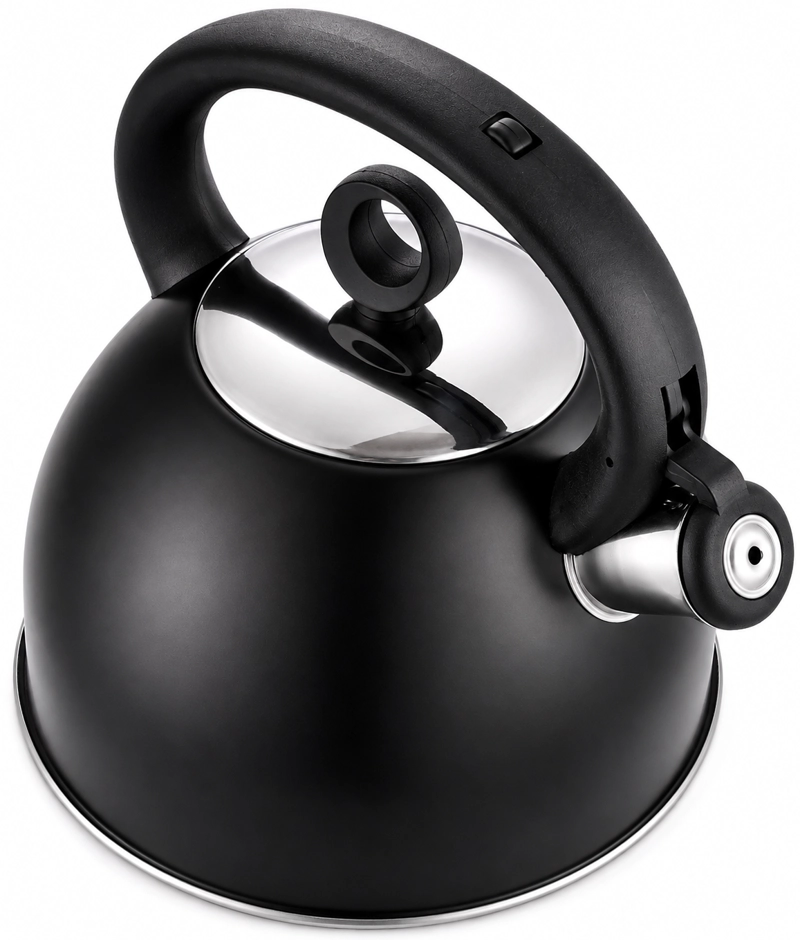 TETERA 2,5 LITROS ACERO INOX MODELO DARK MARCA VITTA COLOR NEGRO - 5