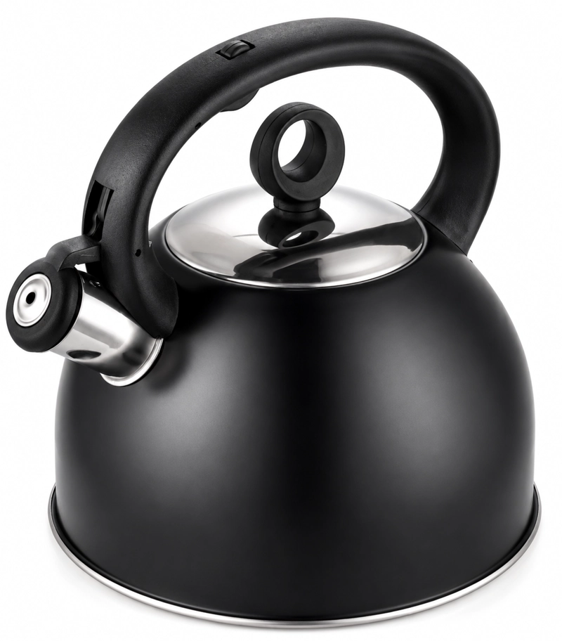 TETERA 2,5 LITROS ACERO INOX MODELO DARK MARCA VITTA COLOR NEGRO - 9