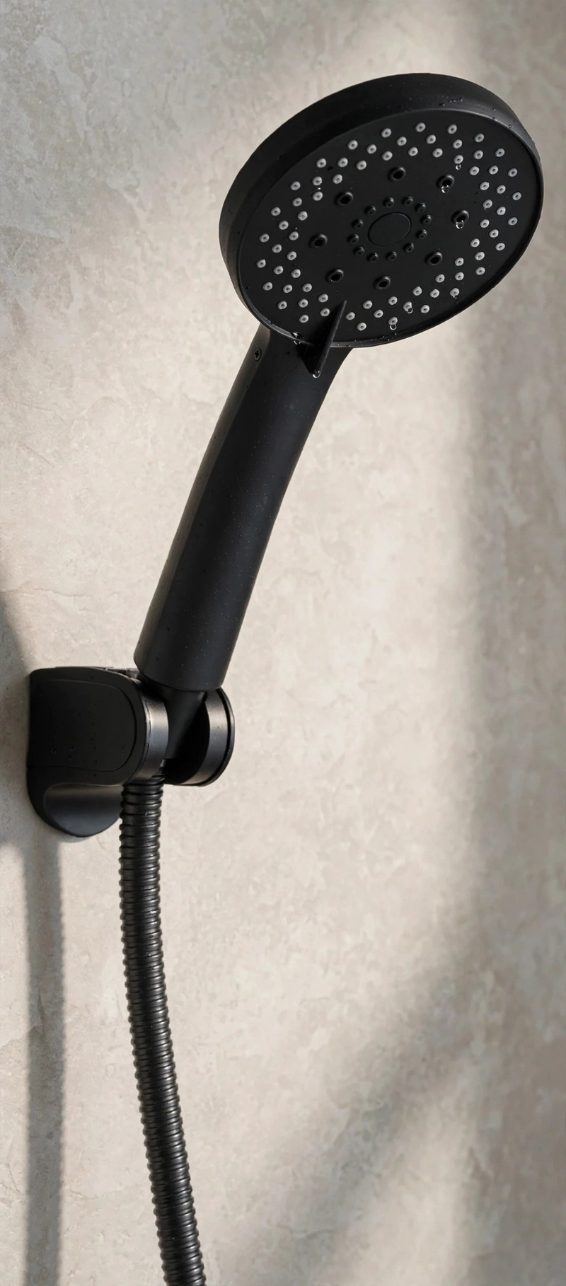 MONOMANDO LLAVE GRIFO PARA DUCHA MODELO NOTTE MARCA TAUMM COLOR NEGRO - 3