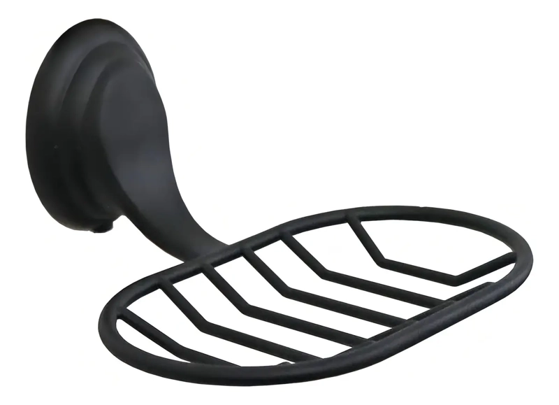 KIT ACCESORIOS DE BAÑO 6 PIEZAS MODELO NOTTE MARCA TAUMM COLOR NEGRO - 5