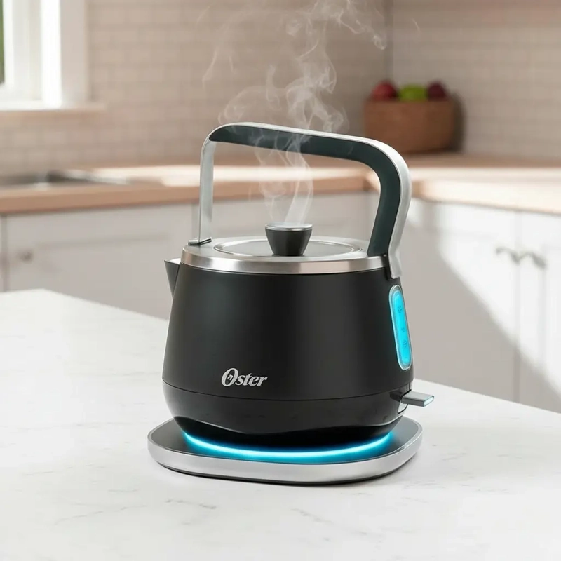 TETERA HERVIDOR ELE CTRICO OSTER 1.5 LITROS 1850W NEGRO - 1