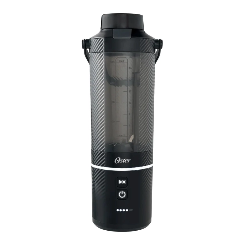 LICUADORA PORTATIL JUGUERA USB GOMAX 590 ML OSTER NEGRA - 3