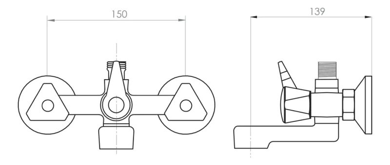 COMBINACION LLAVE GRIFO TINA DUCHA MODELO MIAMI MARCA PMB - 3
