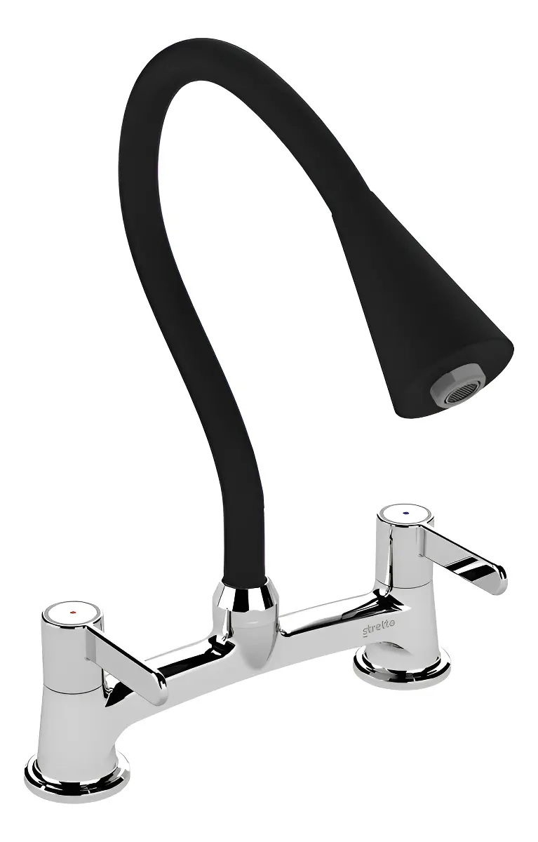 COMBINACION LLAVE GRIFO PARA LAVAPLATOS FERRARA STRETTO - 1