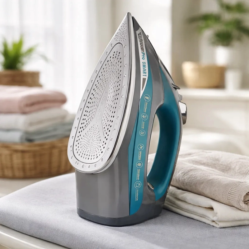 PLANCHA A VAPOR 220W MODELO STEAMPRO-SMART MARCA TELEFUNKEN COLOR AZUL - 1
