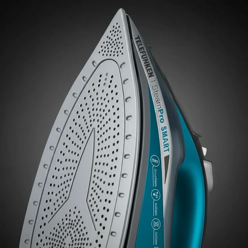 PLANCHA A VAPOR 220W MODELO STEAMPRO-SMART MARCA TELEFUNKEN COLOR AZUL - 3
