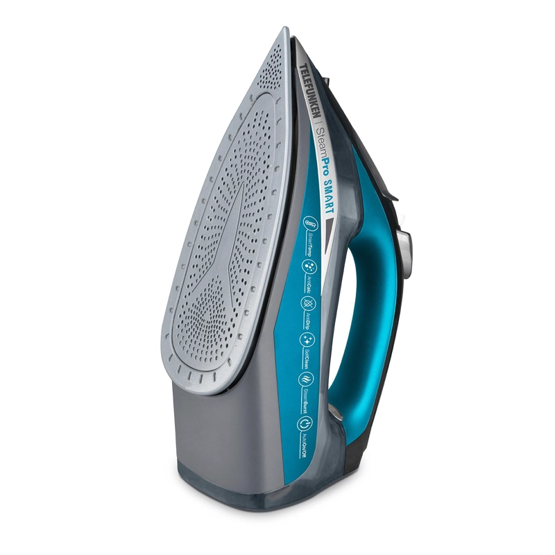 PLANCHA A VAPOR 220W MODELO STEAMPRO-SMART MARCA TELEFUNKEN COLOR AZUL - 5