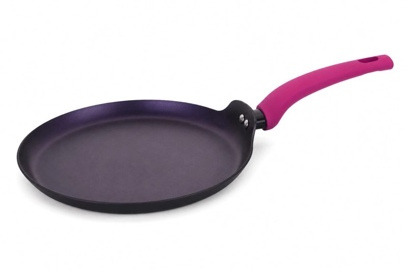PANQUEQUERA CREPERA BUDARE ANTIADHERENTE ESPESOR DE 2,8 MM DIAMETRO 26CM MODELO CHERRY MARCA VITTA - 9