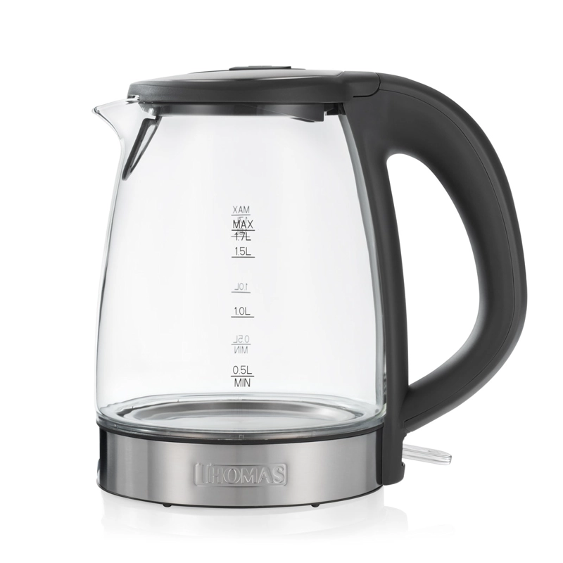 HERVIDOR ELE CTRICO DE VIDRIO THOMAS TH-4725V 1,7 LITROS 2200W TETERA JARRO NEGRO - 9
