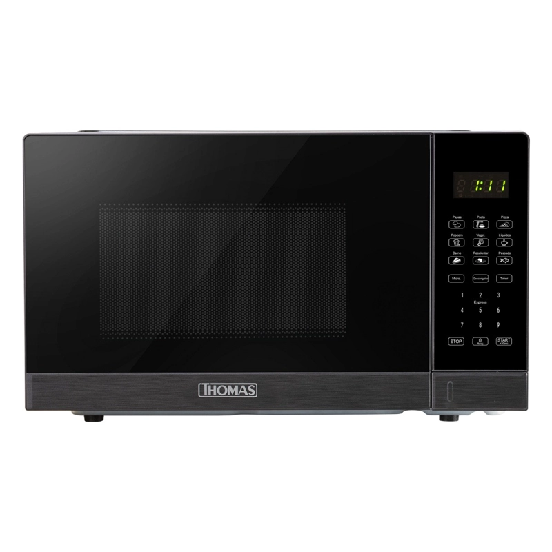 MICROONDAS DIGITAL THOMAS TH-MW20DN 20 LITROS 700W PANTALLA TOUCH 10 NIVELES NEGRO - 1