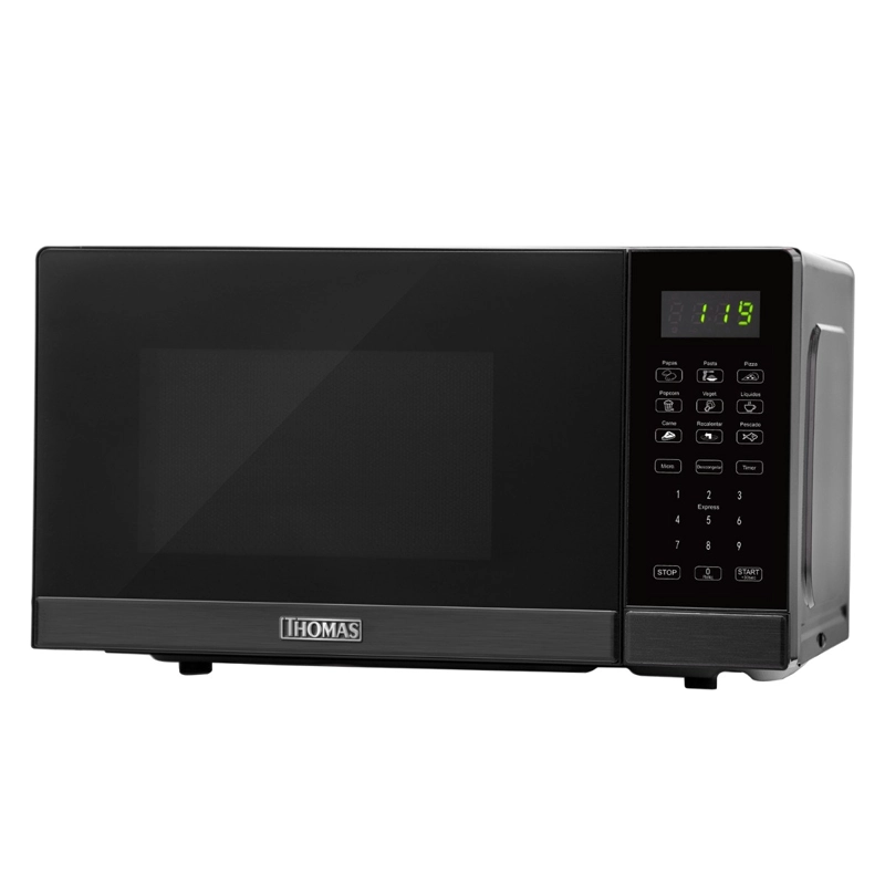 MICROONDAS DIGITAL THOMAS TH-MW20DN 20 LITROS 700W PANTALLA TOUCH 10 NIVELES NEGRO - 9