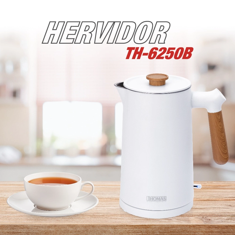 HERVIDOR ELE CTRICO THOMAS TH-6250B COOL TOUCH 1,7 LITROS 2200W TETERA JARRO BLANCO - 2