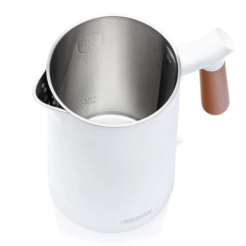 HERVIDOR ELE CTRICO THOMAS TH-6250B COOL TOUCH 1,7 LITROS 2200W TETERA JARRO BLANCO - 8