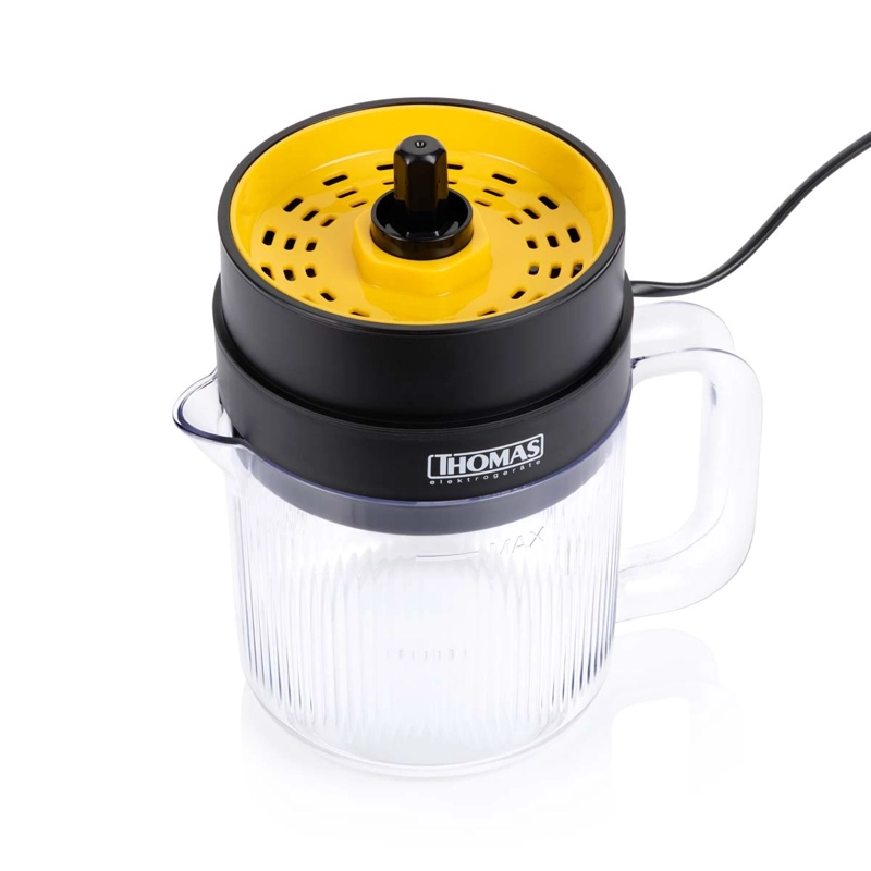 EXPRIMIDOR ELE CTRICO THOMAS TH-1211 2 EN 1 1,4 LITROS 30W CITRICOS DOBLE CONO NEGRO - 5