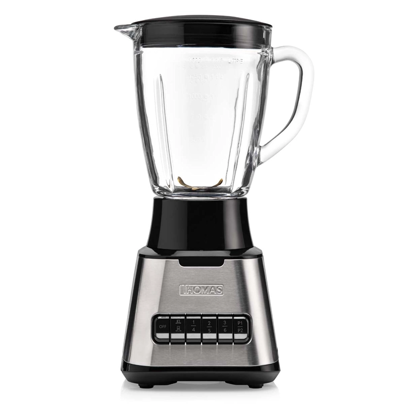 LICUADORA THOMAS TH-410VI 1,5 LITROS 600W JUGUERA VIDRIO 6 VELOCIDADES CUCHILLAS TITANIO - 1