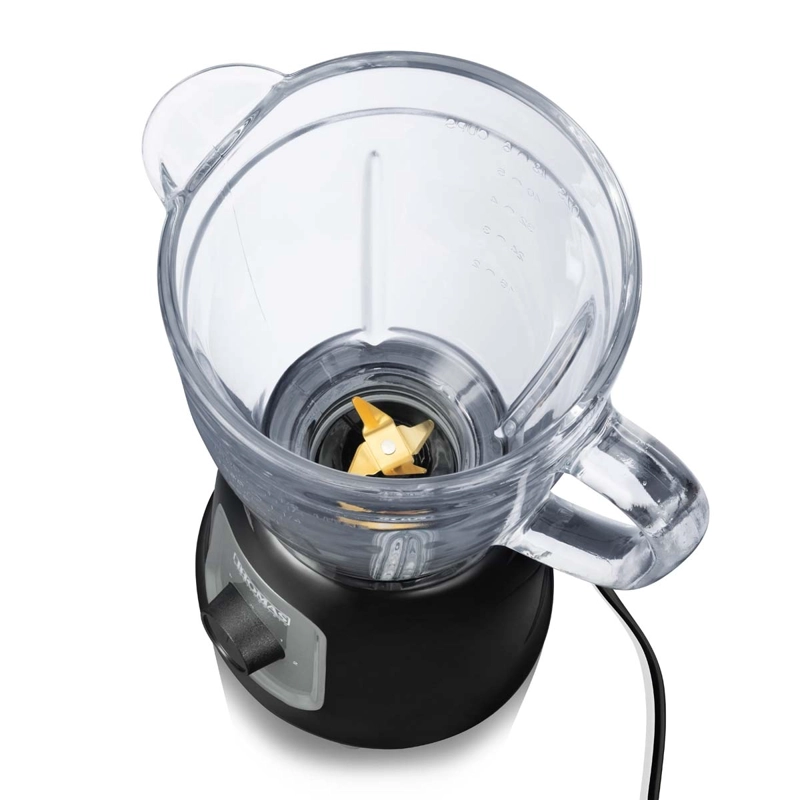 LICUADORA THOMAS TH-330V 1,5 LITROS 600W JUGUERA JARRO DE VIDRIO 2 VELOCIDADES NEGRO - 7