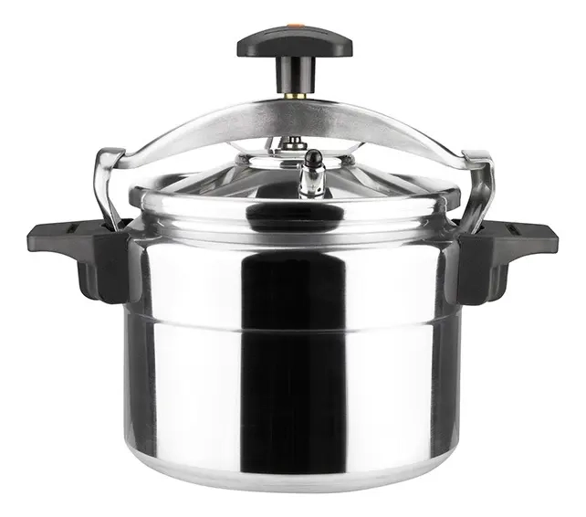 OLLA A PRESION 10 LITROS MODELO ALUMAX MARCA MARMICOC COLOR PLATEADO - 1
