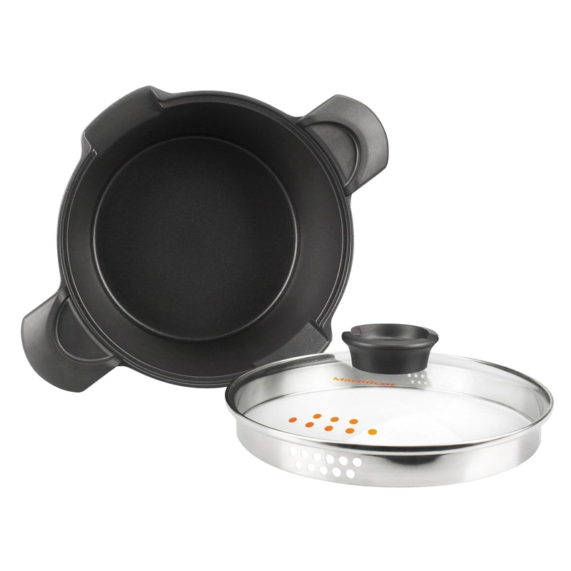 OLLA MULTICOOKER 6 LITROS 24 CM MODELO THERMA MARCA MARMICOC COLOR NEGRO - 6