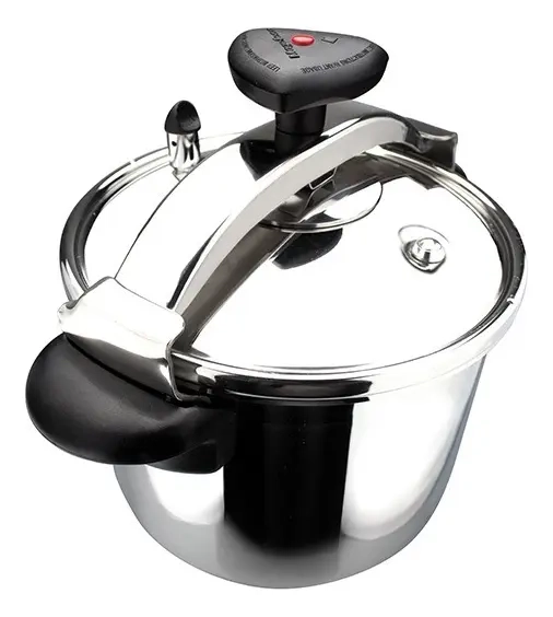 OLLA A PRESION 8 LITROS ACERO INOXIDABLE MODELO STAR MARCA MAGEFESA - 2