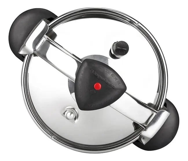 OLLA A PRESION 8 LITROS ACERO INOXIDABLE MODELO STAR MARCA MAGEFESA - 5