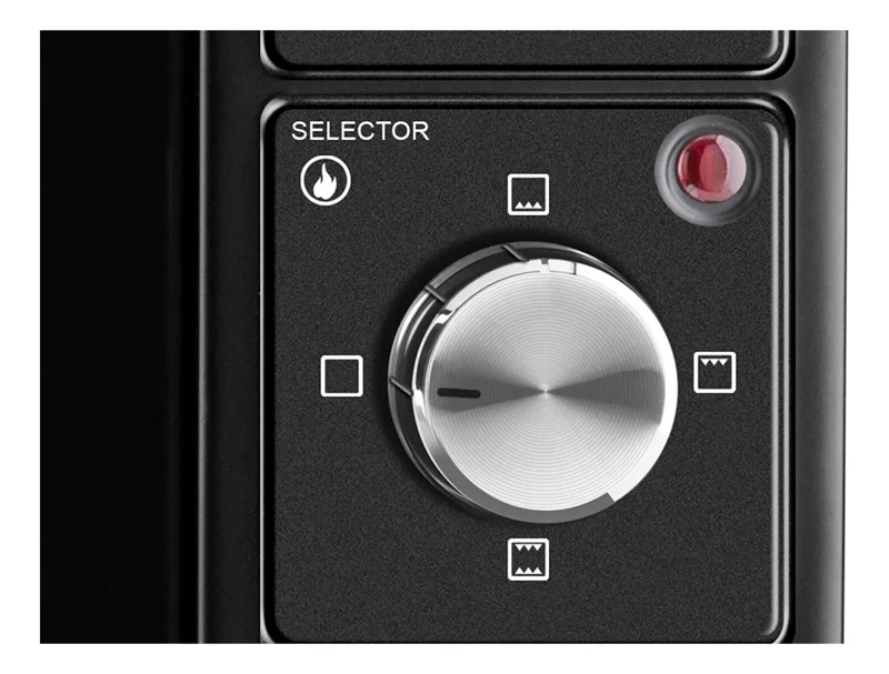 HORNO ELECTRICO DE MESA THOMAS 25 LITROS 1500W CON GRILL, 2 BANDEJAS Y TIMER 120 MINUTOS NEGRO - 8