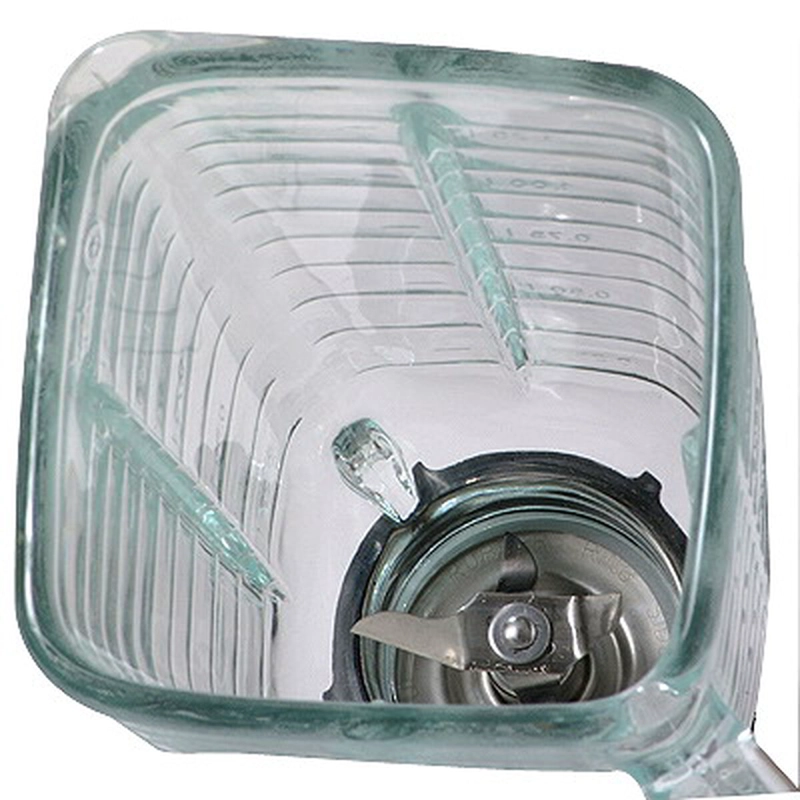 LICUADORA JUGUERA OSTER CLASICA 10 VELOCIDADES 300W JARRA VIDRIO 1,25 L PICA HIELO BLANCA - 8