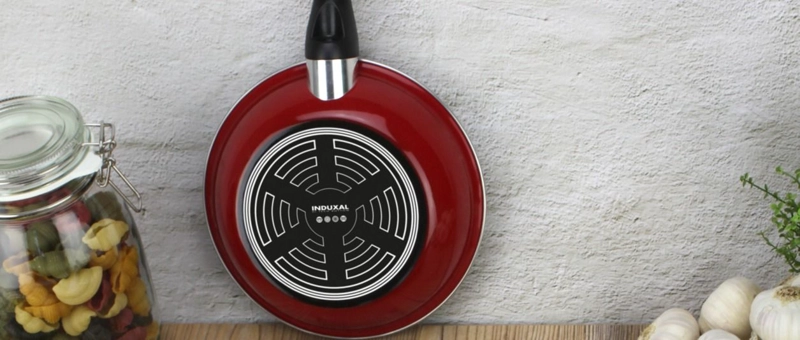 SARTEN ANTIADHERENTE VITREX GOURMET MARSEILLE 24 CM ACERO VITRIFICADO APTA INDUCCION ROJO - 5