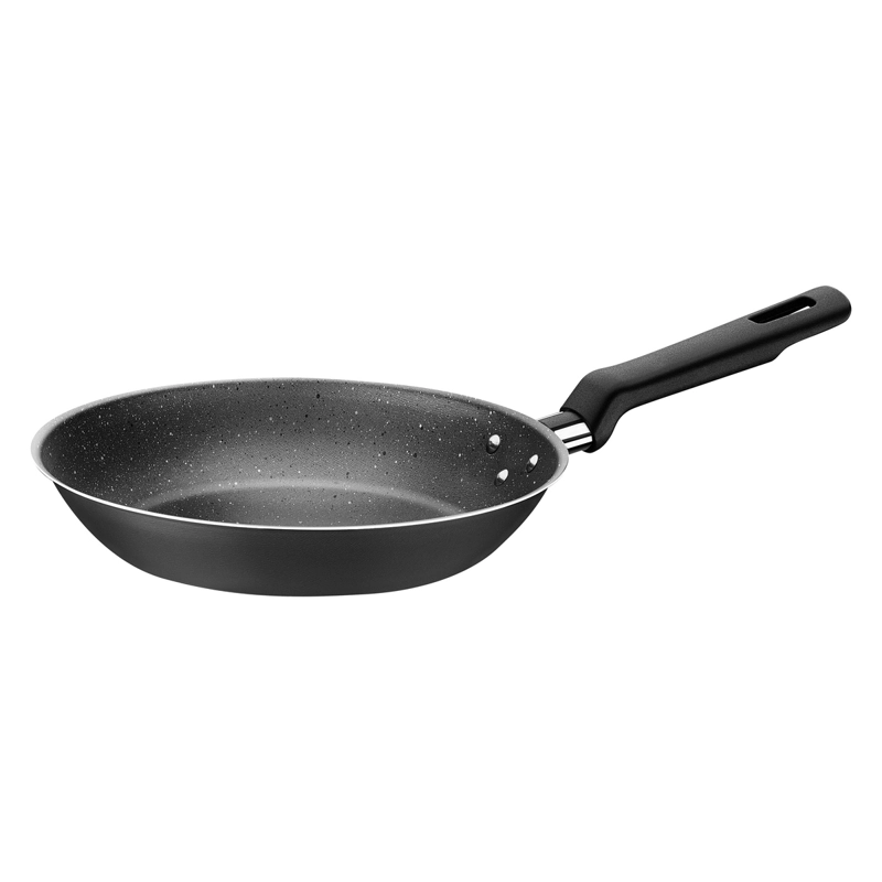 SARTEN TRAMONTINA LORETO 28 CM ALUMINIO ANTIADHERENTE STARFLON MAX MANGO DE BAQUELITA GRAFITO - 1