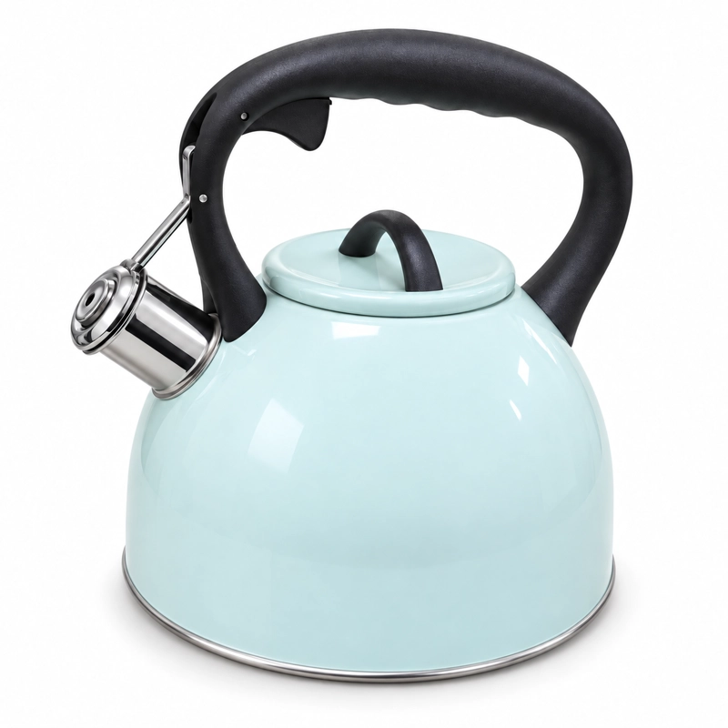TETERA WENS SELENE 3 LITROS CON SILBATO ACERO INOXIDABLE APTA INDUCCION COLOR MENTA - 1