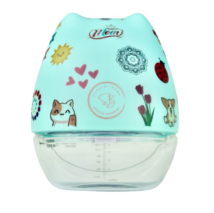 EXTRACTORES DE LECHE SPAZIO BAMBINI VERDE MANOS LIBRE BAMBINI PUMP - 2