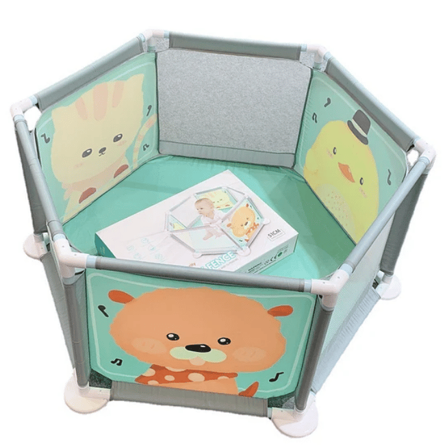 CORRAL SPAZIO BAMBINI TRANSPARENTE JUEGOS PARA BEBE - 1
