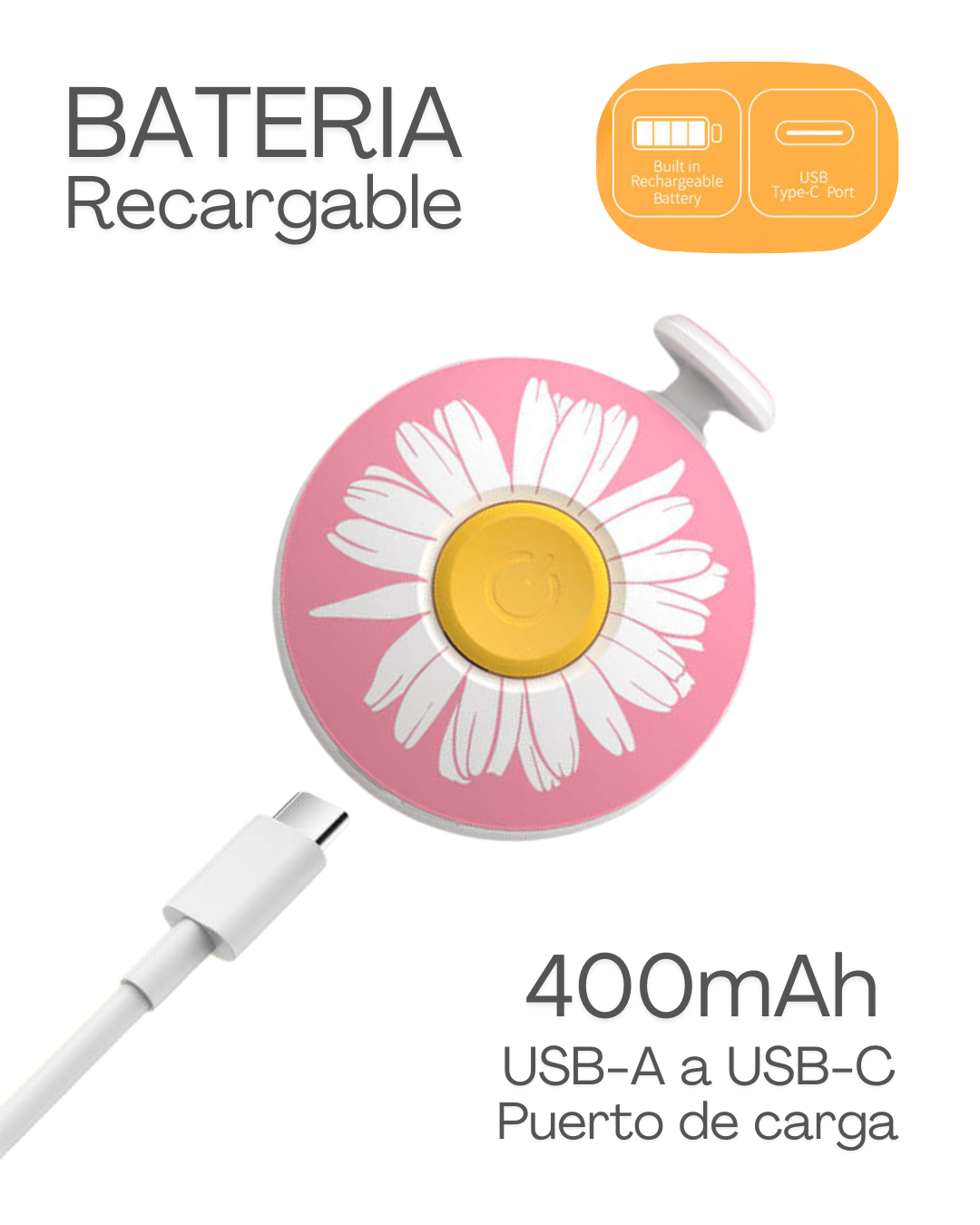 LIMA UÑAS SPAZIO BAMBINI LIMA PARA BEBÉS RECARGABLE USB - 2