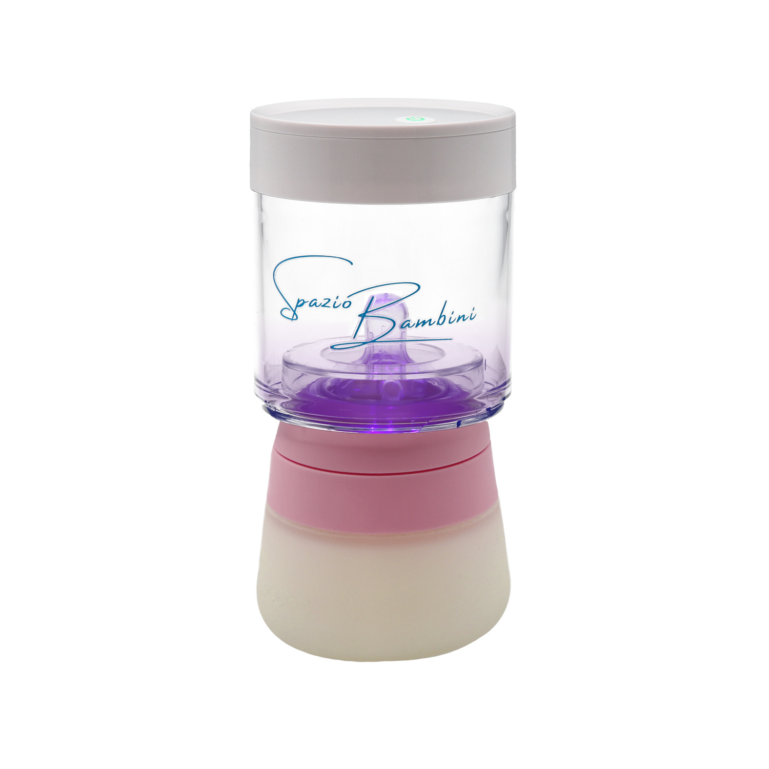 ESTERILIZADOR SPAZIO BAMBINI TRANSPARENTE DE MAMADERAS PORTÁTIL UV - 2