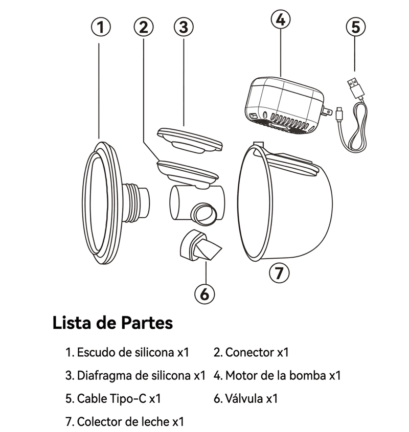 EXTRACTOR DE LECHE ELE CTRICO INALAMBRICO BAMBINI PUMP ESSENTIAL - 2