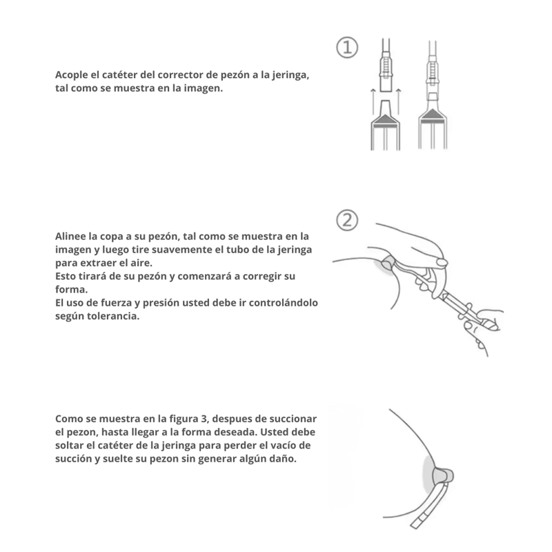 CORRECTOR FORMADOR DE PEZON PARA PEZONES PLANOS O INVERTIDOS - 2