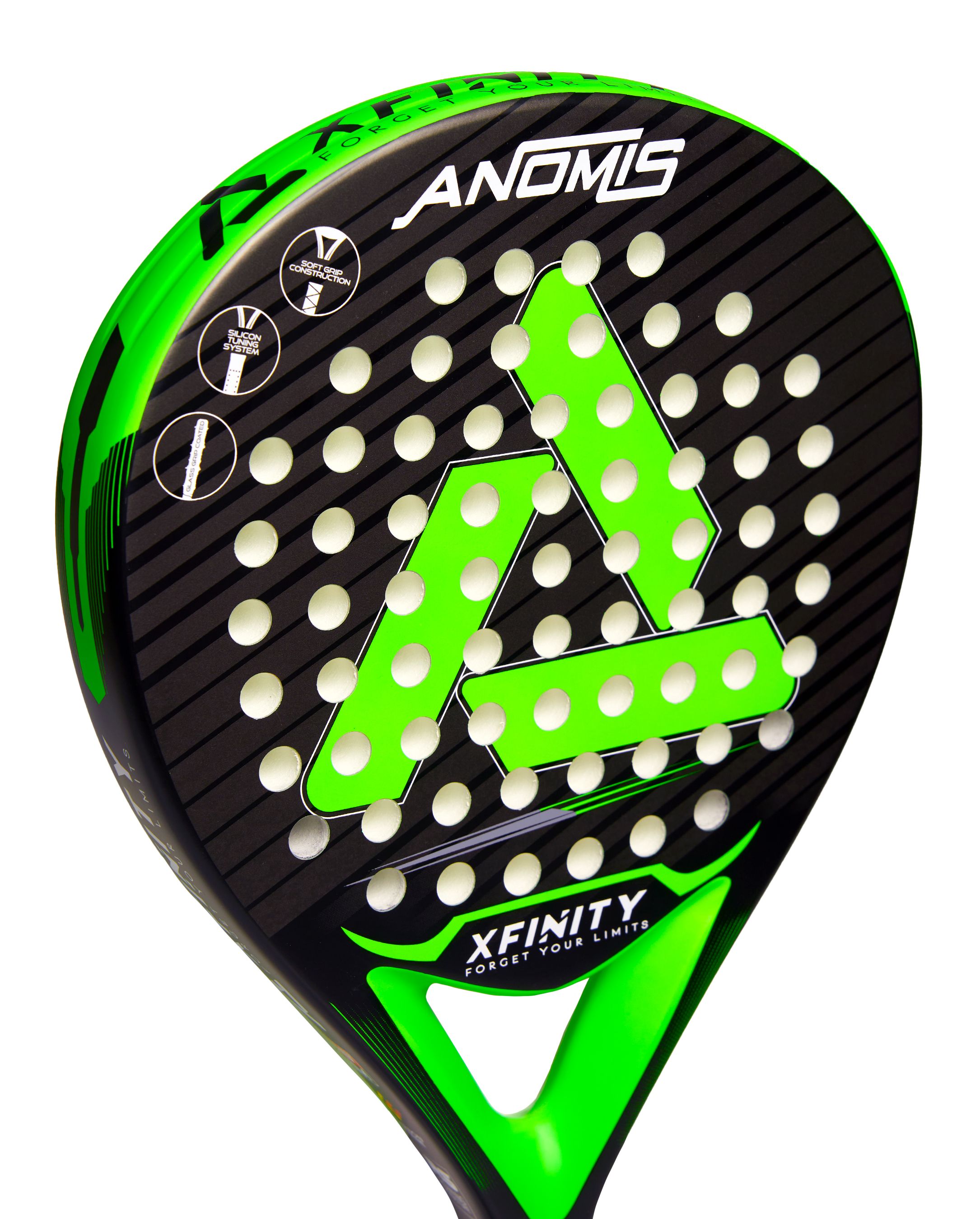 PALA PADEL XFINITY FIBRA DE VIDRIO ANOMIS (INCLUYE FUNDA) - 3