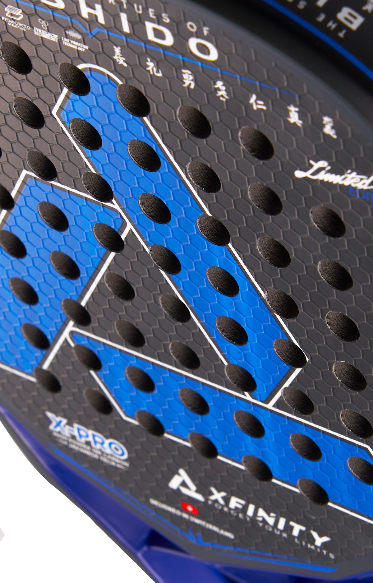 PALA PADEL BUSHIDO CARBONO 18K - XFINITY (INCLUYE FUNDA) - 5