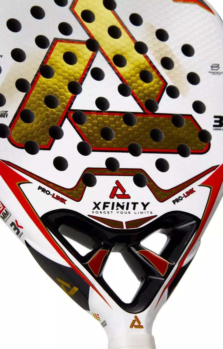 PALA PADEL XFINITY FIBRA DE CARBONO RUSH (INCLUYE FUNDA) - 4