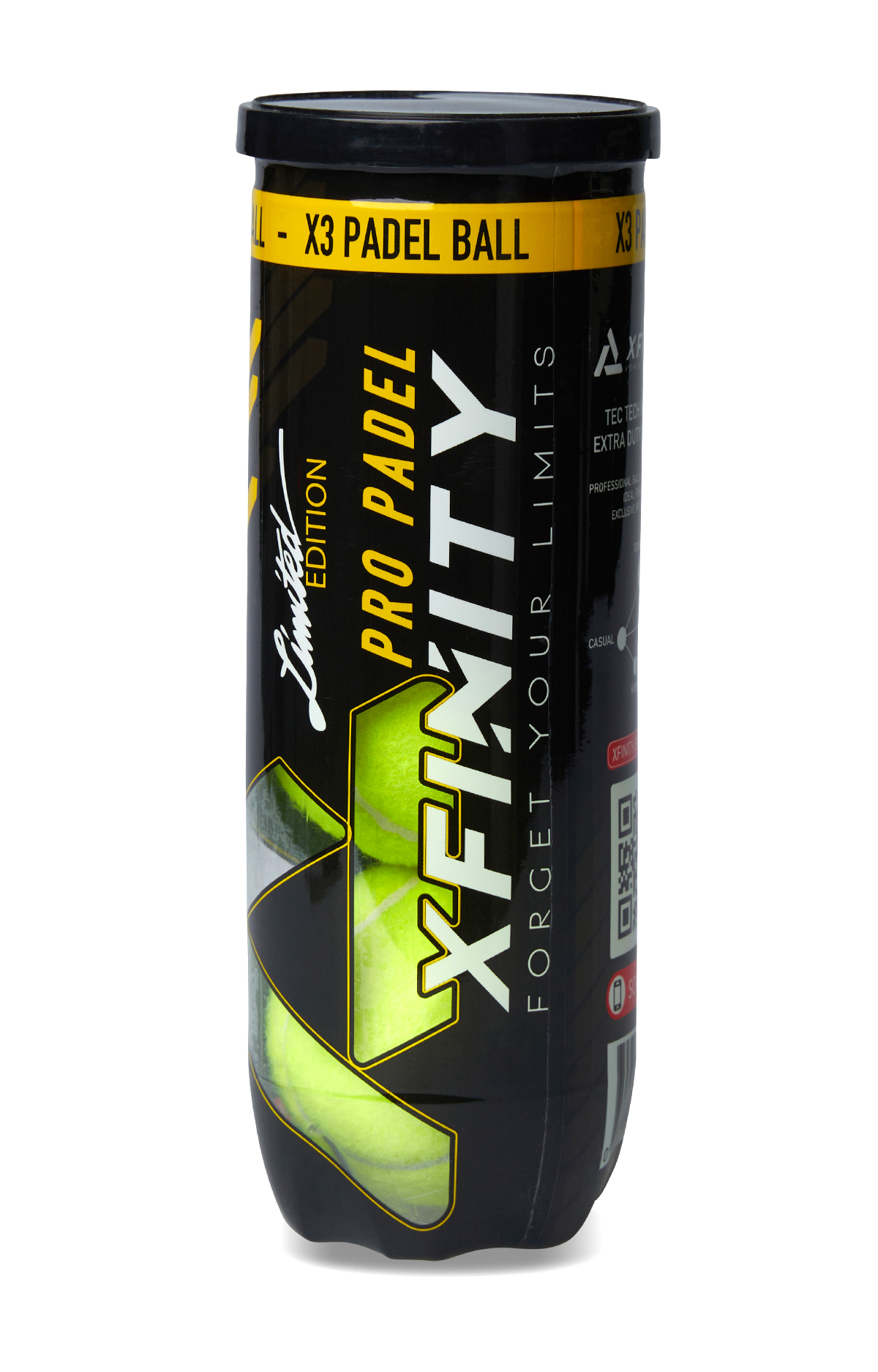 TARRO DE 3 PELOTAS PADEL XFINITY GOMA - 3