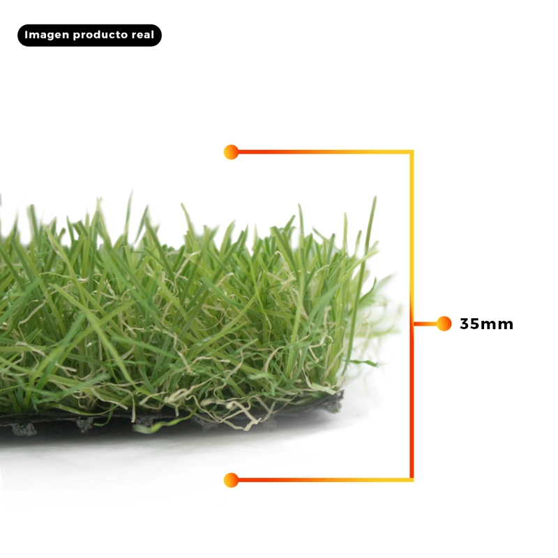 PASTO QRUBBER SINTÉTICO HUILO HUILO 35 MM 2 MTS X 20MTS - 4