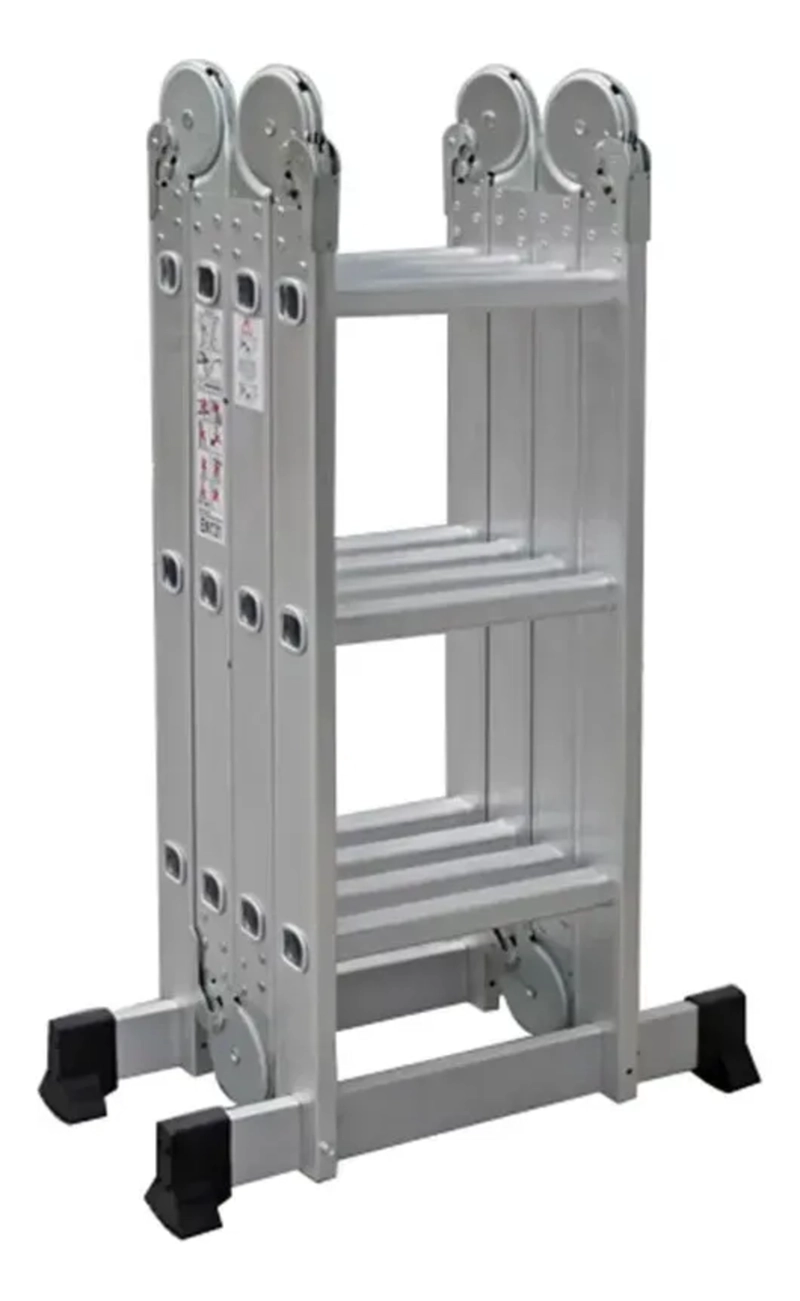 ESCALERA QRUBBER ALUMINIO MULTIUSO 3,5 MT - 1