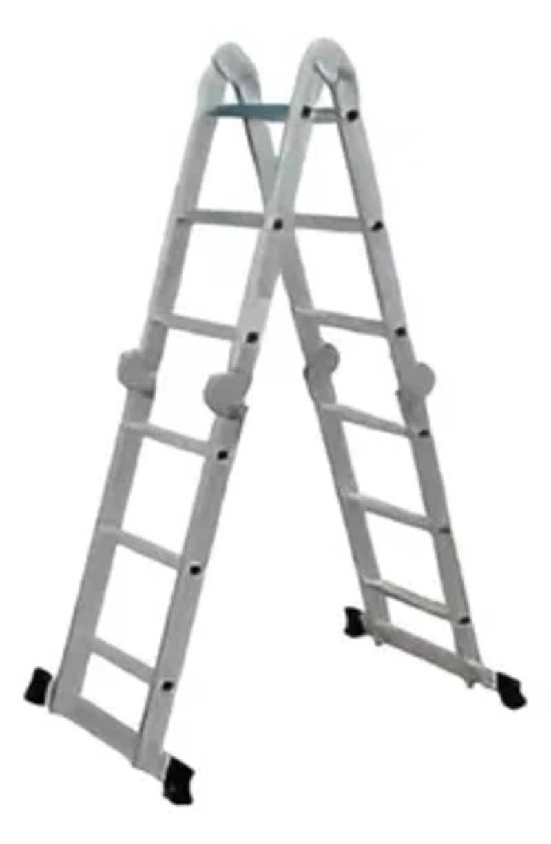 ESCALERA QRUBBER ALUMINIO MULTIUSO 3,5 MT - 2
