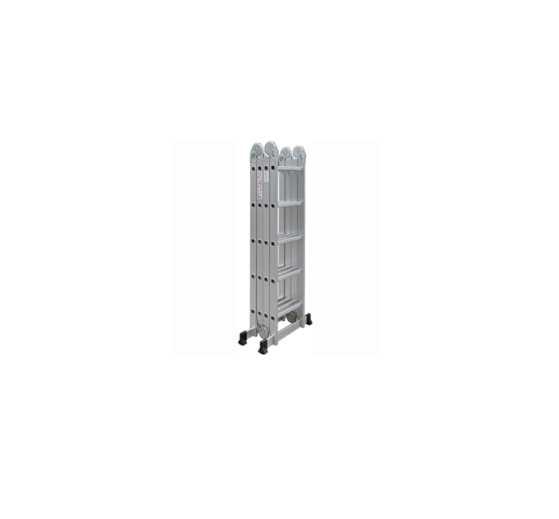 ESCALERA ALUMINIO MULTIUSO 5,7 MTS. 20 PELDAÑOS QRUBBER - 1
