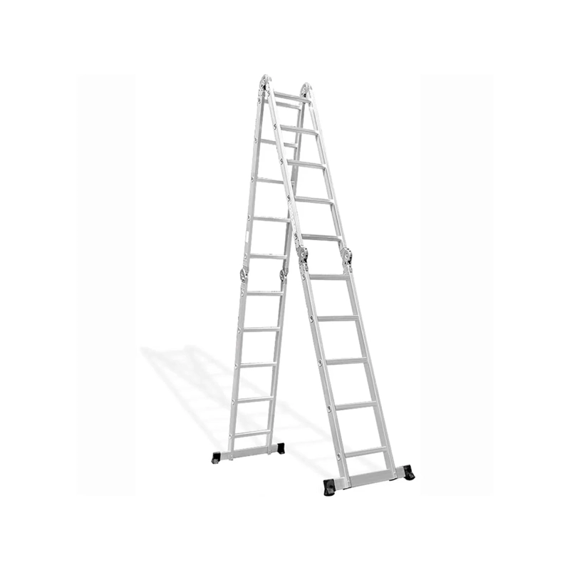 ESCALERA ALUMINIO MULTIUSO 5,7 MTS. 20 PELDAÑOS QRUBBER - 5