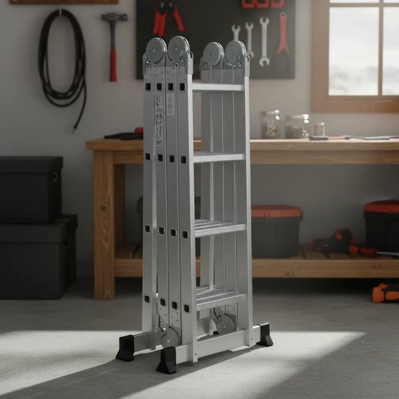 ESCALERA QRUBBER ALUMINIO MULTIUSO 4,6 MTS - 3