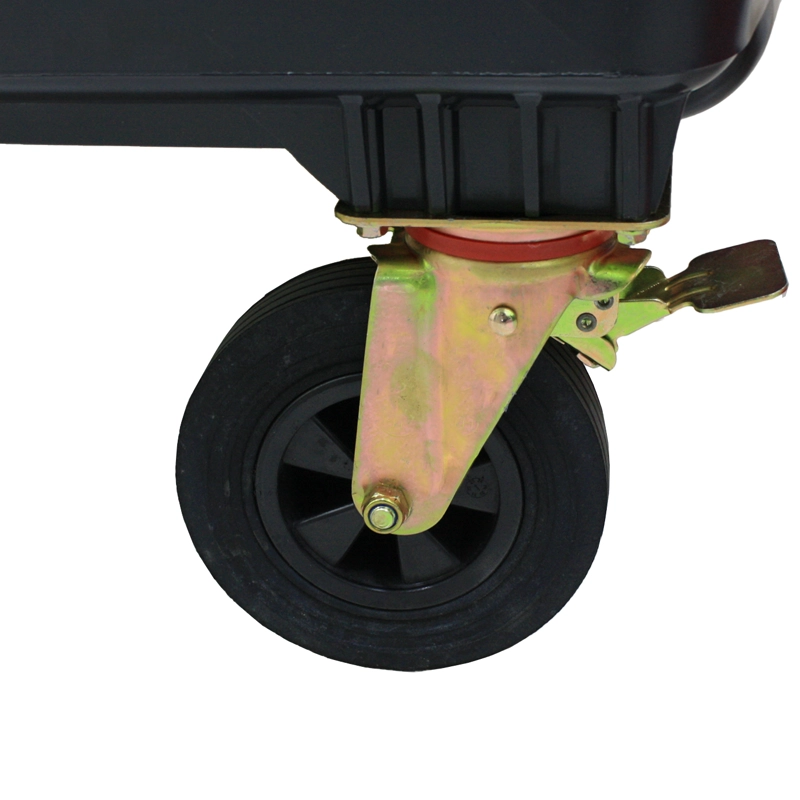 BASURERO CONTENEDOR QRUBBER BASURA 1100L AZUL - 4