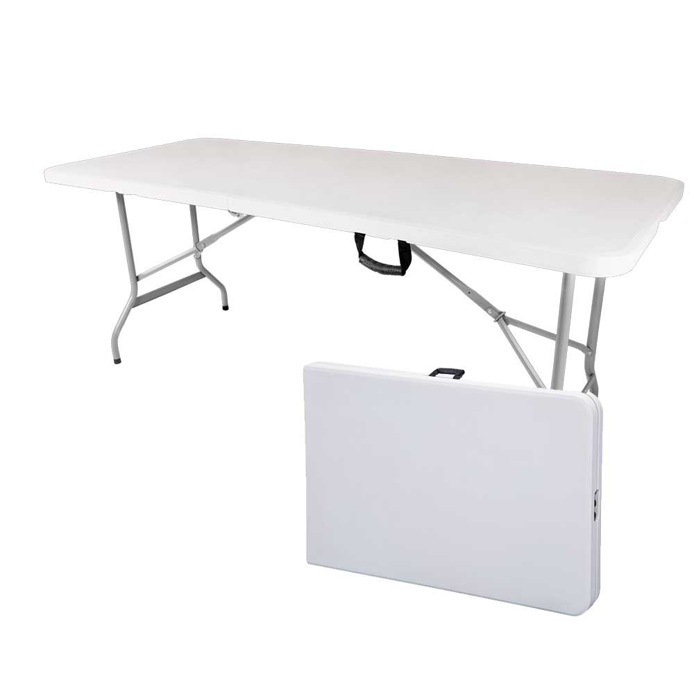 MESA QRUBBER PLEGABLE TIPO MALETA 180X70X74CM - 2