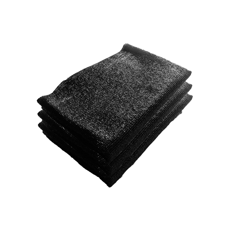 MALLA RASCHEL QRUBBER 2.1 X 100 M NEGRA SOMBRA - 1