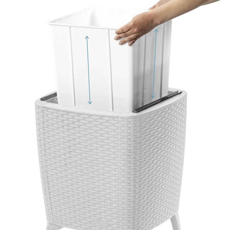 MESA QRUBBER COOLER CAPRI TIPO RATTÁN CARAMELO TERRAZA MQ - 4